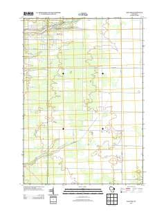 Kellner Wisconsin Historical topographic map, 1:24000 scale, 7.5 X 7.5 Minute, Year 2013