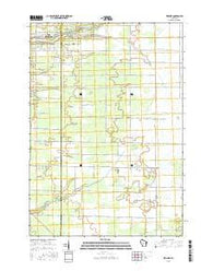 Kellner Wisconsin Current topographic map, 1:24000 scale, 7.5 X 7.5 Minute, Year 2015