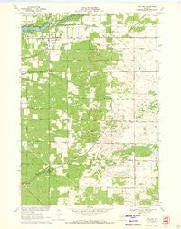 Kellner Wisconsin Historical topographic map, 1:24000 scale, 7.5 X 7.5 Minute, Year 1970