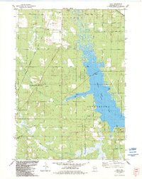 Kelly Wisconsin Historical topographic map, 1:24000 scale, 7.5 X 7.5 Minute, Year 1983