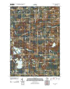 Kelly Lake Wisconsin Historical topographic map, 1:24000 scale, 7.5 X 7.5 Minute, Year 2010