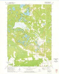 Kempster Wisconsin Historical topographic map, 1:24000 scale, 7.5 X 7.5 Minute, Year 1973