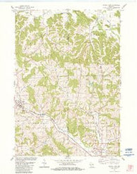 Kendall East Wisconsin Historical topographic map, 1:24000 scale, 7.5 X 7.5 Minute, Year 1983