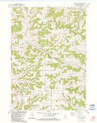 Kendall West Wisconsin Historical topographic map, 1:24000 scale, 7.5 X 7.5 Minute, Year 1983