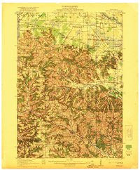 Kendall Wisconsin Historical topographic map, 1:62500 scale, 15 X 15 Minute, Year 1921