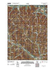 Kendall East Wisconsin Historical topographic map, 1:24000 scale, 7.5 X 7.5 Minute, Year 2010