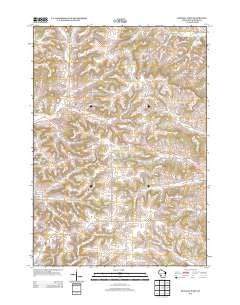 Kendall West Wisconsin Historical topographic map, 1:24000 scale, 7.5 X 7.5 Minute, Year 2013