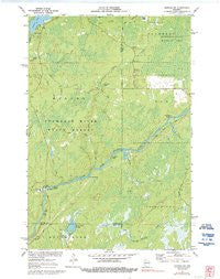 Kennan NW Wisconsin Historical topographic map, 1:24000 scale, 7.5 X 7.5 Minute, Year 1971
