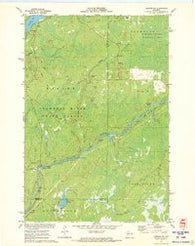 Kennan NW Wisconsin Historical topographic map, 1:24000 scale, 7.5 X 7.5 Minute, Year 1971