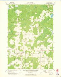 Kennan Wisconsin Historical topographic map, 1:24000 scale, 7.5 X 7.5 Minute, Year 1971
