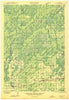 Kennan Wisconsin Historical topographic map, 1:48000 scale, 15 X 15 Minute, Year 1945