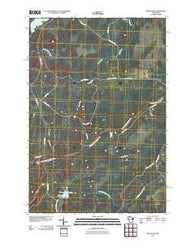 Kennan NW Wisconsin Historical topographic map, 1:24000 scale, 7.5 X 7.5 Minute, Year 2010