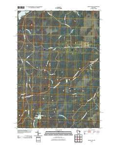 Kennan NW Wisconsin Historical topographic map, 1:24000 scale, 7.5 X 7.5 Minute, Year 2010