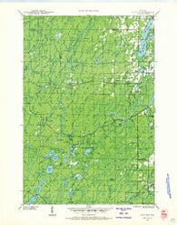 Kennedy Wisconsin Historical topographic map, 1:48000 scale, 15 X 15 Minute, Year 1941