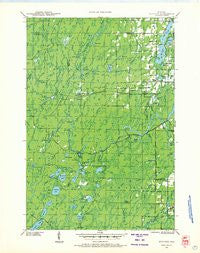 Kennedy Wisconsin Historical topographic map, 1:48000 scale, 15 X 15 Minute, Year 1941