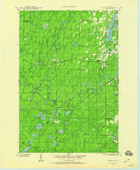 Kennedy Wisconsin Historical topographic map, 1:48000 scale, 15 X 15 Minute, Year 1941