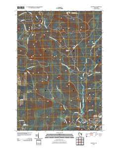 Keshena Wisconsin Historical topographic map, 1:24000 scale, 7.5 X 7.5 Minute, Year 2010