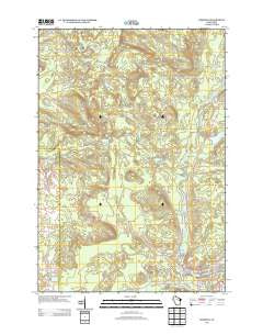 Keshena Wisconsin Historical topographic map, 1:24000 scale, 7.5 X 7.5 Minute, Year 2013