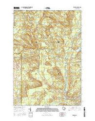 Keshena Wisconsin Current topographic map, 1:24000 scale, 7.5 X 7.5 Minute, Year 2016