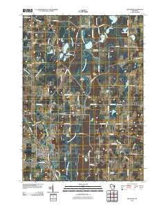 Kewaskum Wisconsin Historical topographic map, 1:24000 scale, 7.5 X 7.5 Minute, Year 2010