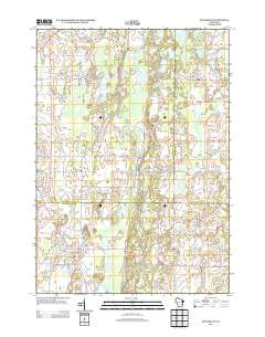 Kewaskum Wisconsin Historical topographic map, 1:24000 scale, 7.5 X 7.5 Minute, Year 2013