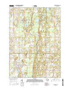 Kewaskum Wisconsin Current topographic map, 1:24000 scale, 7.5 X 7.5 Minute, Year 2015