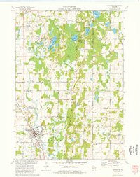 Kewaskum Wisconsin Historical topographic map, 1:24000 scale, 7.5 X 7.5 Minute, Year 1974