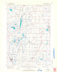 Kewaskum Wisconsin Historical topographic map, 1:62500 scale, 15 X 15 Minute, Year 1955