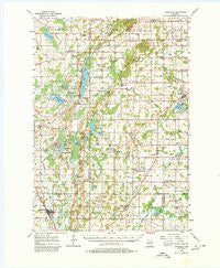 Kewaskum Wisconsin Historical topographic map, 1:62500 scale, 15 X 15 Minute, Year 1955