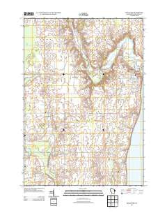 Kewaunee Wisconsin Historical topographic map, 1:24000 scale, 7.5 X 7.5 Minute, Year 2013