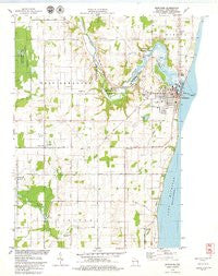 Kewaunee Wisconsin Historical topographic map, 1:24000 scale, 7.5 X 7.5 Minute, Year 1978