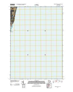 Kewaunee OE E Wisconsin Historical topographic map, 1:24000 scale, 7.5 X 7.5 Minute, Year 2010