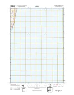 Kewaunee OE E Wisconsin Historical topographic map, 1:24000 scale, 7.5 X 7.5 Minute, Year 2013