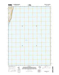 Kewaunee OE E Wisconsin Current topographic map, 1:24000 scale, 7.5 X 7.5 Minute, Year 2015