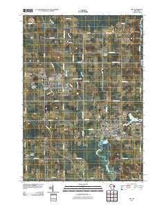Kiel Wisconsin Historical topographic map, 1:24000 scale, 7.5 X 7.5 Minute, Year 2010