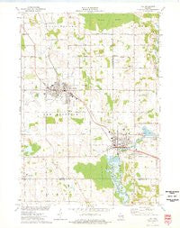 Kiel Wisconsin Historical topographic map, 1:24000 scale, 7.5 X 7.5 Minute, Year 1974