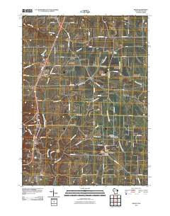 Kieler Wisconsin Historical topographic map, 1:24000 scale, 7.5 X 7.5 Minute, Year 2010