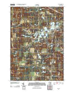 King Wisconsin Historical topographic map, 1:24000 scale, 7.5 X 7.5 Minute, Year 2010