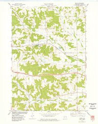 Knapp Wisconsin Historical topographic map, 1:24000 scale, 7.5 X 7.5 Minute, Year 1974
