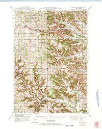 Knapp Wisconsin Historical topographic map, 1:62500 scale, 15 X 15 Minute, Year 1946