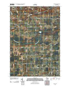 Krakow Wisconsin Historical topographic map, 1:24000 scale, 7.5 X 7.5 Minute, Year 2010