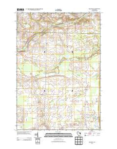 Krakow Wisconsin Historical topographic map, 1:24000 scale, 7.5 X 7.5 Minute, Year 2013
