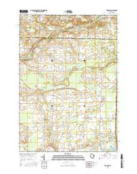 Krakow Wisconsin Current topographic map, 1:24000 scale, 7.5 X 7.5 Minute, Year 2016
