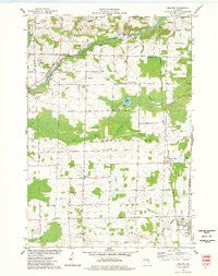 Krakow Wisconsin Historical topographic map, 1:24000 scale, 7.5 X 7.5 Minute, Year 1974