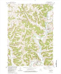 La Farge Wisconsin Historical topographic map, 1:24000 scale, 7.5 X 7.5 Minute, Year 1983