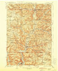 La Farge Wisconsin Historical topographic map, 1:62500 scale, 15 X 15 Minute, Year 1926