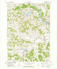 La Valle Wisconsin Historical topographic map, 1:24000 scale, 7.5 X 7.5 Minute, Year 1975