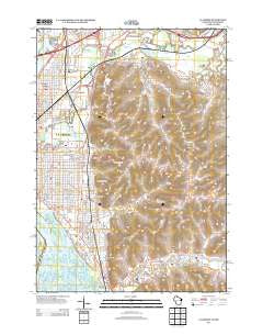 La Crosse Wisconsin Historical topographic map, 1:24000 scale, 7.5 X 7.5 Minute, Year 2013