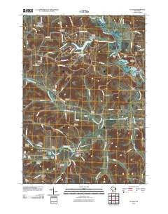 La Valle Wisconsin Historical topographic map, 1:24000 scale, 7.5 X 7.5 Minute, Year 2010