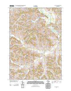 La Valle Wisconsin Historical topographic map, 1:24000 scale, 7.5 X 7.5 Minute, Year 2013